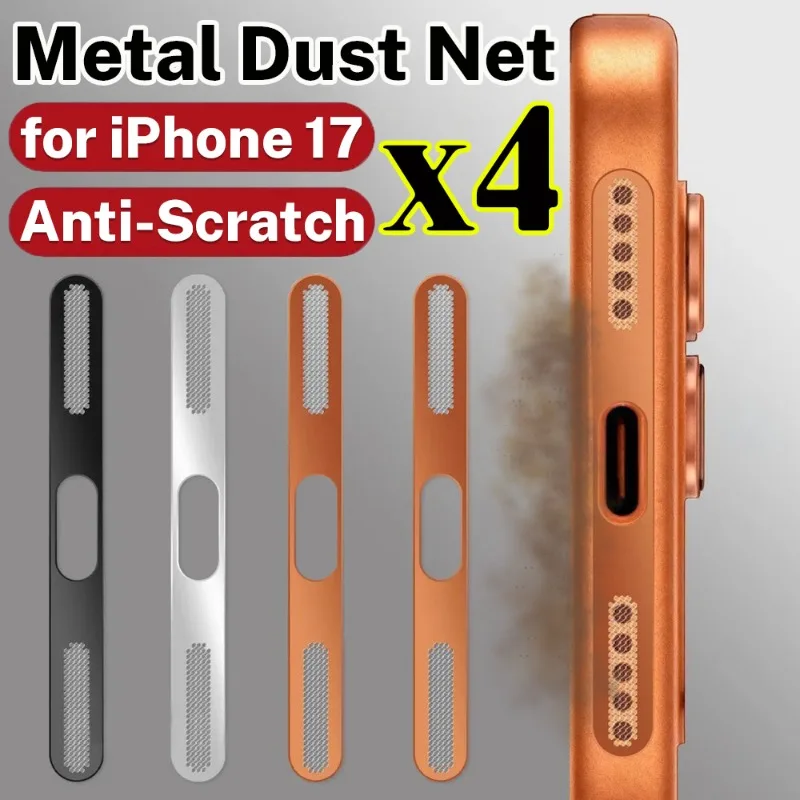

Universal Metal Mesh Anti Dust Proof Adhesive Net Cover Sticker for iPhone 17 17Air 17Pro 17 Pro Max Speaker Hole Anti-Dust