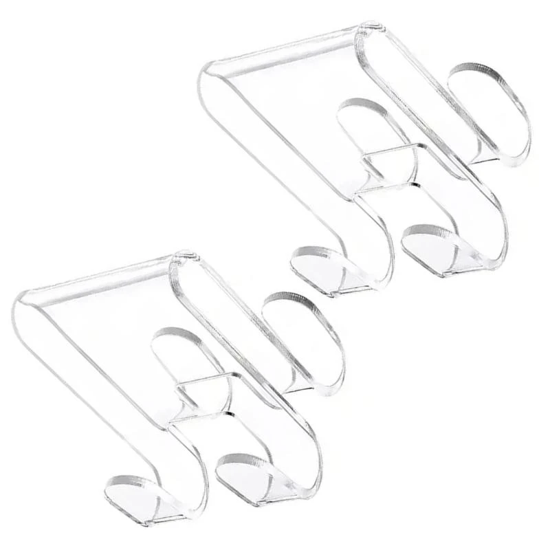 

Shower Towel Hook Multifunctional Bathrobe Hanger Practical Door Mounts for Bathrooms and Hotels Clear Clothing Hanger