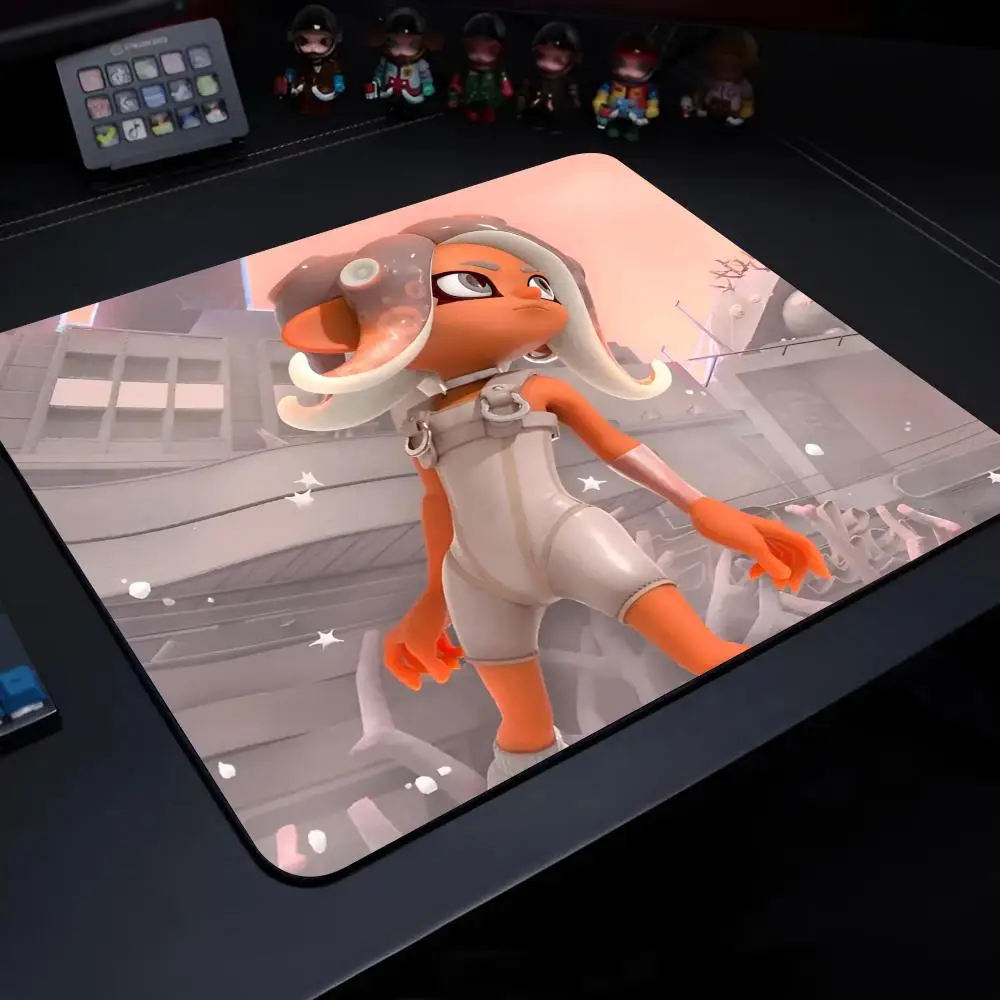 Splatoons canvas Mouse Pad Gaming Laptops Keyboard Mat Deskmat Pc Accessories Desk Protector Mousepad Gamer Mats Anime Mause Pad