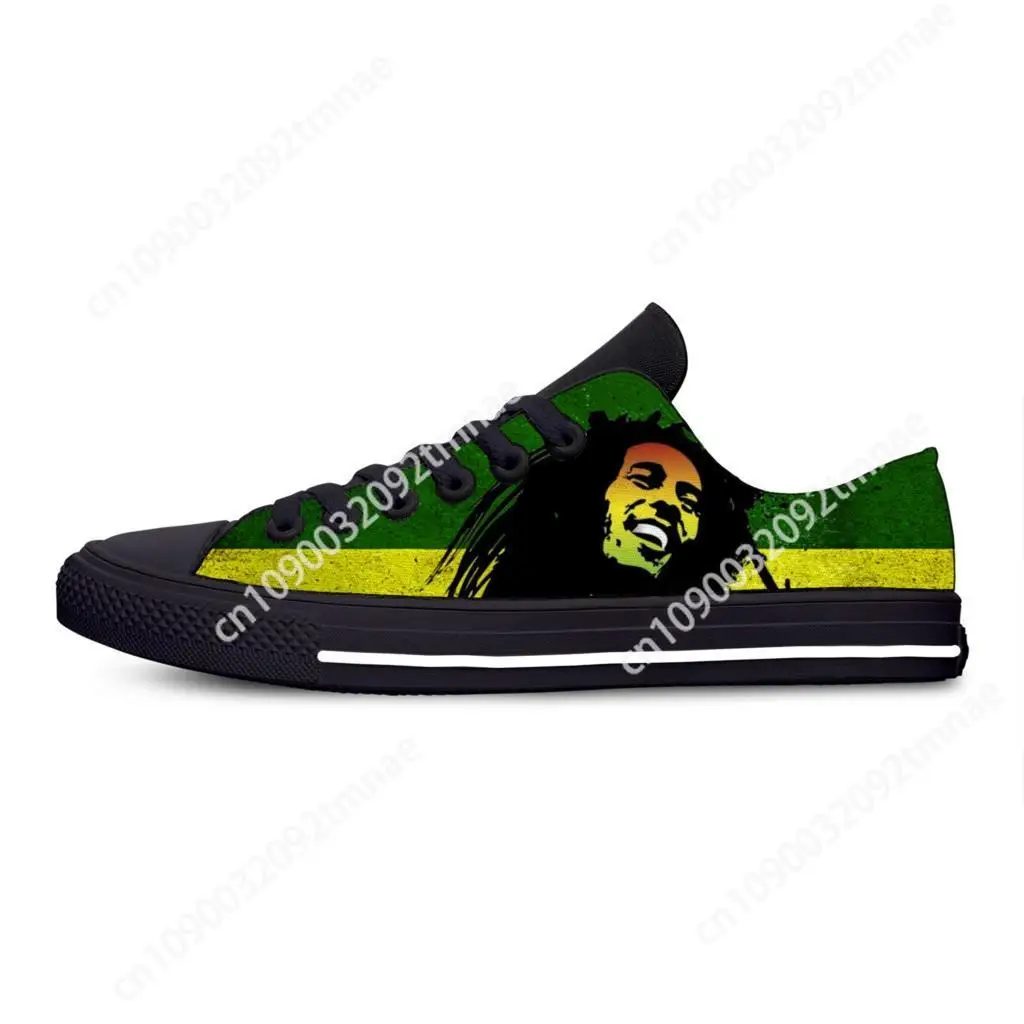 

Hot Cool Summer Bob Marley Reggae Star Music Rock Lightweight Latest Casual Shoes Low Top Breathable Men Women Classic Sneakers