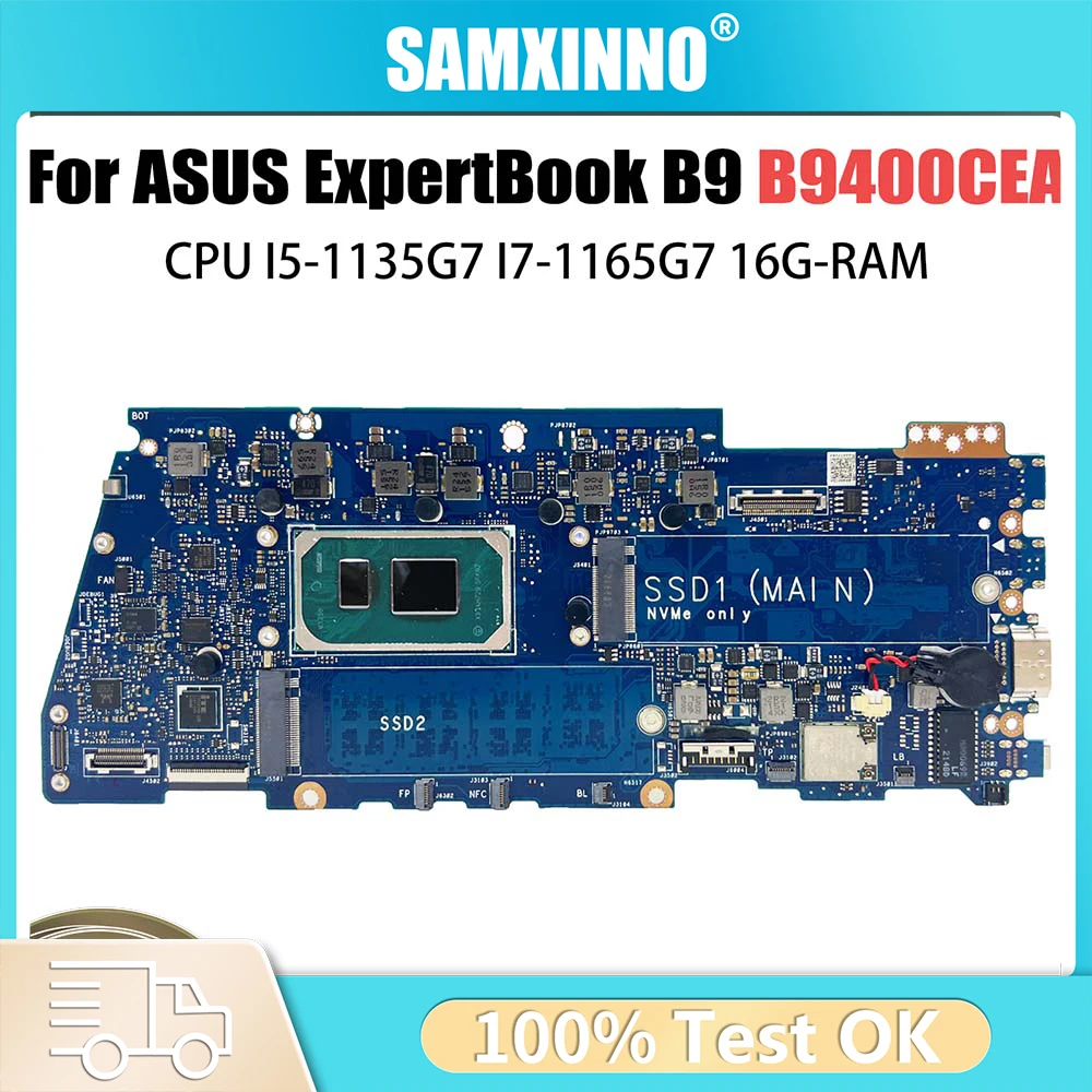 

For ASUS ExpertBook B9 B9400C Laptop Motherboard B9400CEA B9400CEB B9400CEC B9400CEAR B9500CEA B9400CFA UM9400CEA VM9400CEA