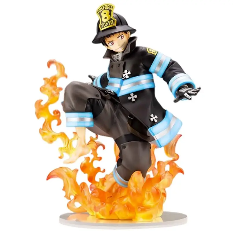 

21cm 2023 In stock Japanese original anime figure Shinra Kusakabe action figure collectible model toys for boys