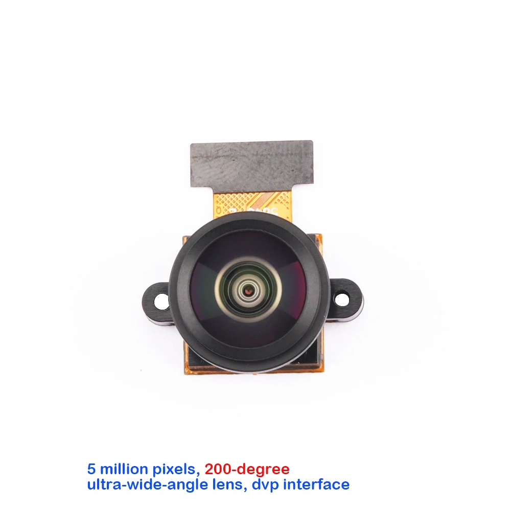 Module de caméra OV2640 2 millions de pixels interface DVP ESP32-CAM 66/160 degrés 21/75MM 24PIN0.5MM objectif grand angle d\'espacement