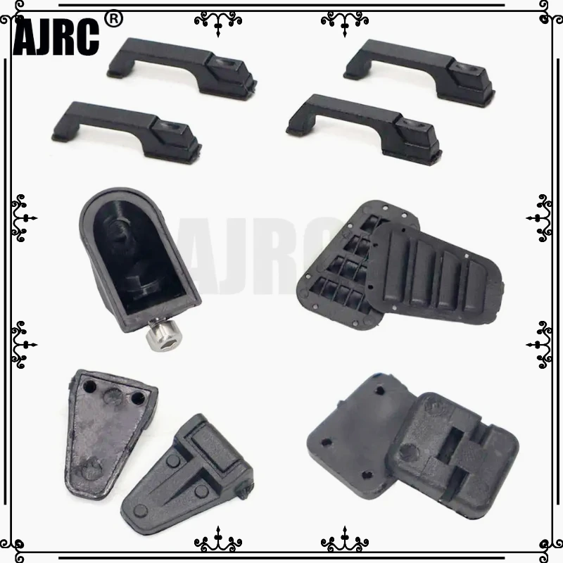 Abs Plastic Door Hinge/door Handle/engine Hinge/fuel Tank Port/air Inlet Suitable For 1/10 Rc Car Parts Traxxas Trx4 Axial Scx10