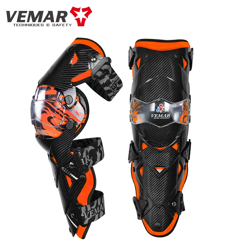 Motorcycle Elbow Pads VEMAR E-18H Motocross Small Kneepad Off-Road Racing Knee Brace Safety Protection Guards Protective Gear