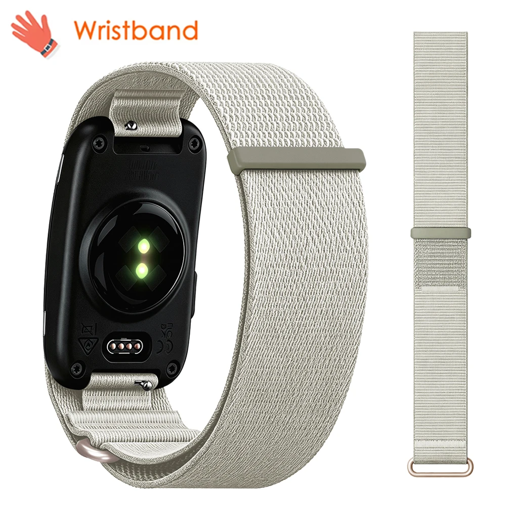 Nylon-Armband für Garmin CIRQA Smart Band, Verstellbares Elastisches Fitness-Tracker-Ersatzarmband für Garmin CIRQA Zubehör
