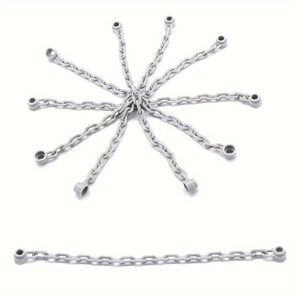 10PCS 1x16 Chain 21 Links Building Blocks Kit Compatible 60169 30104  Particle At Both Ends Toys Children Kid Birthday Gifts