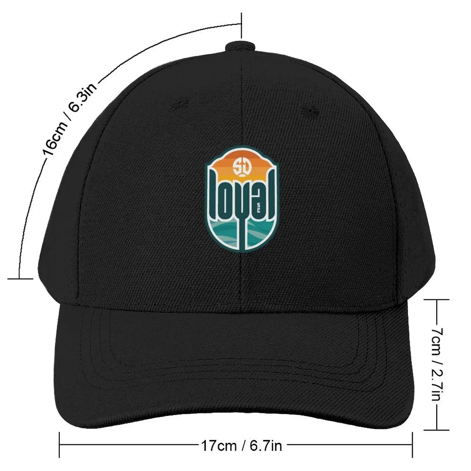 San Diego Loyal Soccer Sticker Baseball Cap Custom Cap Luxury Cap Thermal Visor Vintage Golf Women Men's