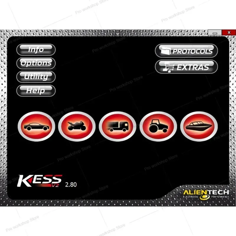 أحدث برنامج Ksuite 2.80 يعمل مع K E S S V2 V5.017 RSA فتحة خاطئة مصححة لإصدار سيارة شاحنة دراجة جرارات الاتحاد الأوروبي