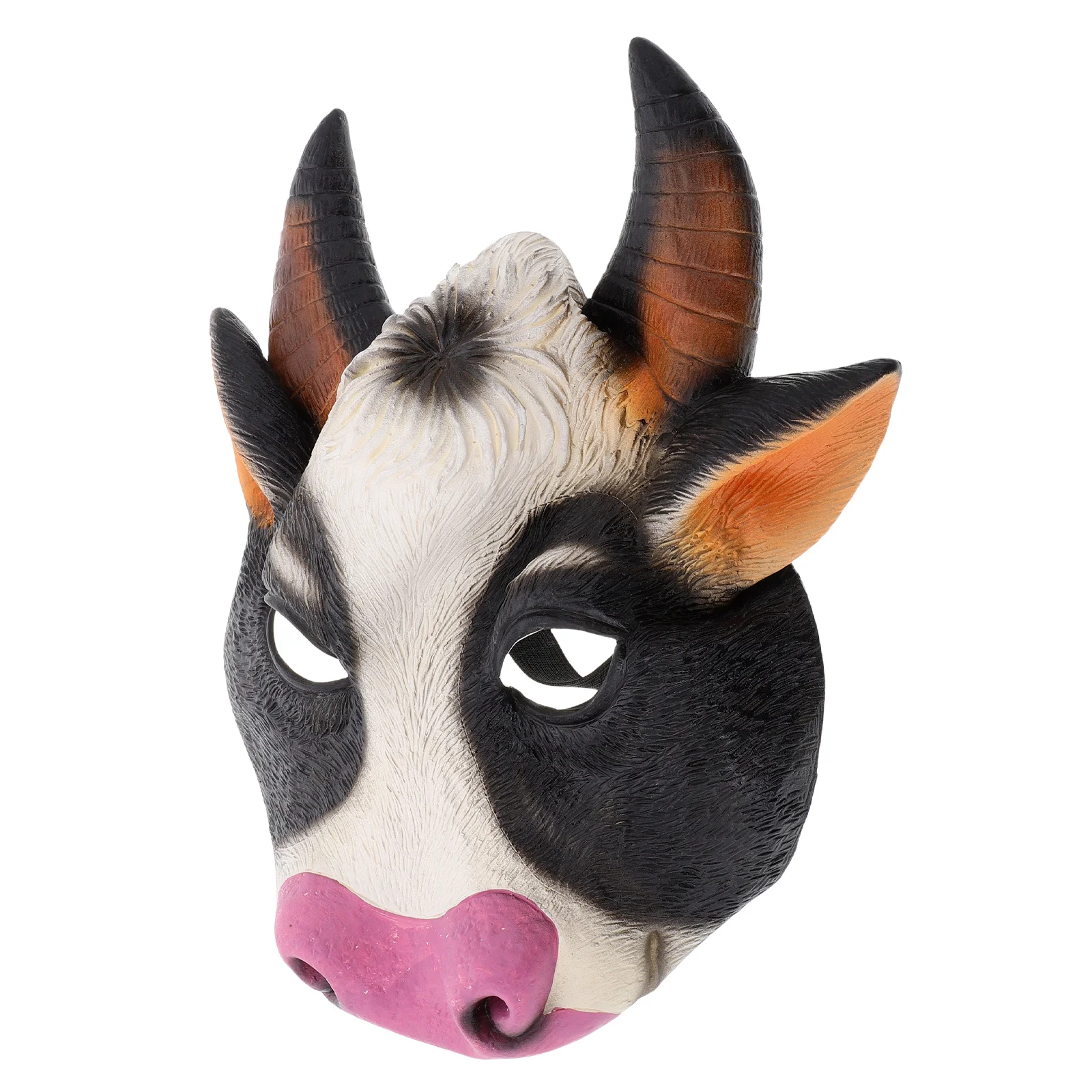 

Cow Mask Animal Headgear for Masquerade Parties Halloween Cosplay Prank Costume Accessory Adorable Masks for Party
