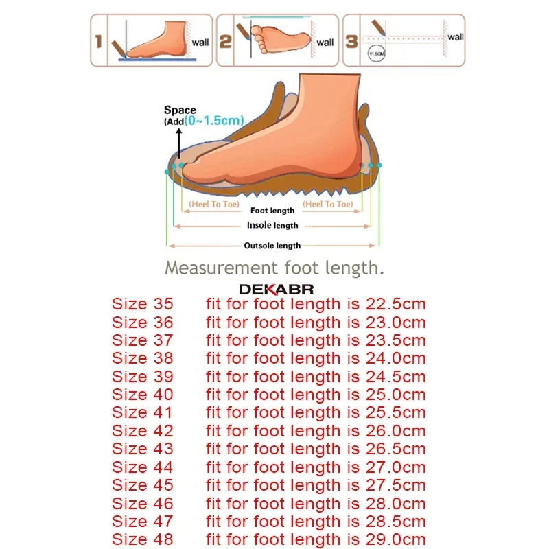 DEKABR 2025 New Couple Casual Shoes Slip-on Handmade Comfortable Breathable High Quality Pu Leather Loafers Fashion Size 35-48 image 6