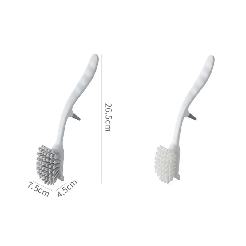 Kitchen Long Handle Descaling and Oil Cleaning Brush for Washing Dishes and Pots To Remove Dirt Without Damaging The Pot