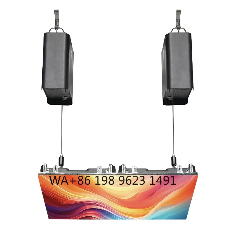 DMX Dynamic Kinetic Winch Lifting LED Screen Multi-functional LED Kinetic Display For Stage Event Performance Decoration
