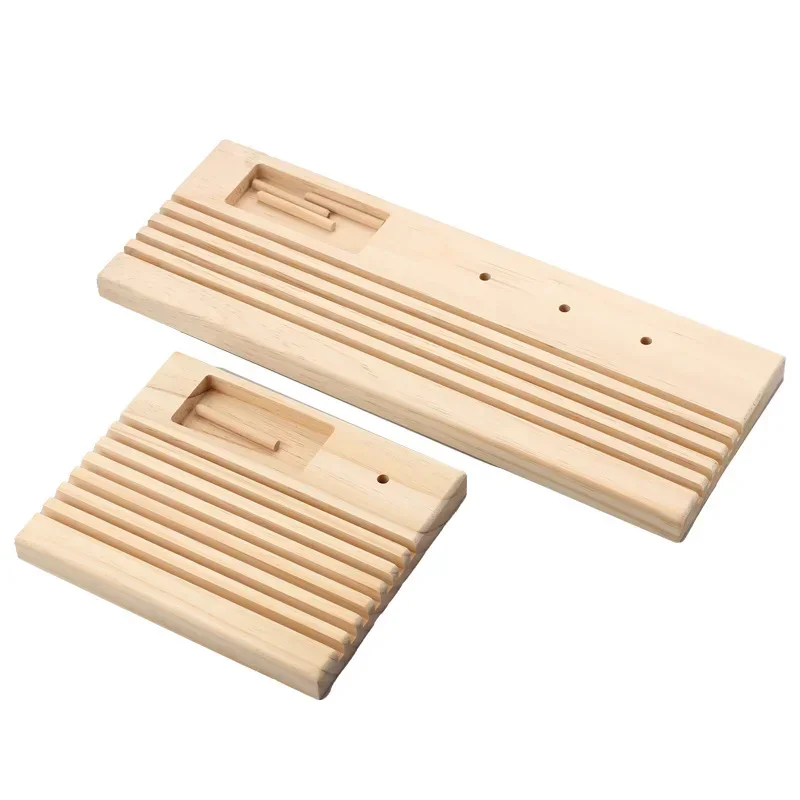 Herramientas manuales DIY, regla de marco de madera, regla de retales, husillo, herramienta de almacenamiento Simple de madera
