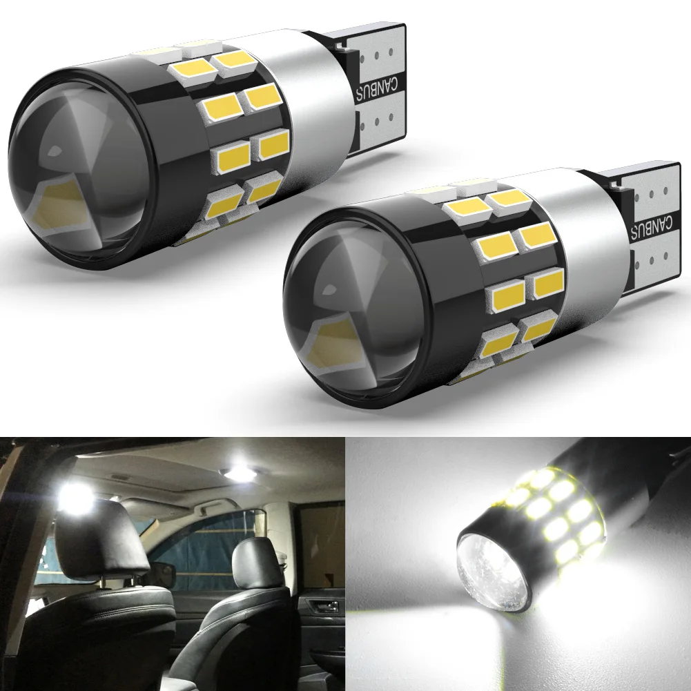 2x Canbus T10 W5W Led Bulbs Parking Clearance Lights For Nissan Leaf Note Juke Qashqai J10 Teana J32 Primera P12 Pathfinder