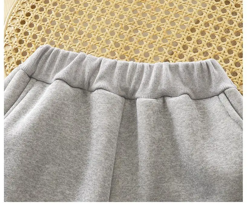 2026 Neue Kinder-Herbst-Winter-Hosen für Jungen, Cartoon-Plüsch, dicke, bequeme Hosen, lässige warme Sport-Hosen für Kinder im Alter von 0-10 Jahren – Detail 6