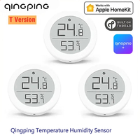 Qingping Temperature Humidity Sensor T-Version LCD Digital Thermometer Hygrometer Indoor Room Electronic Gauge Weather Station