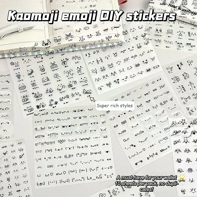 Cute 2pcs Steve Random Pet Transparent Emoticon Stickers Journal Decorative For Home And Professional Use