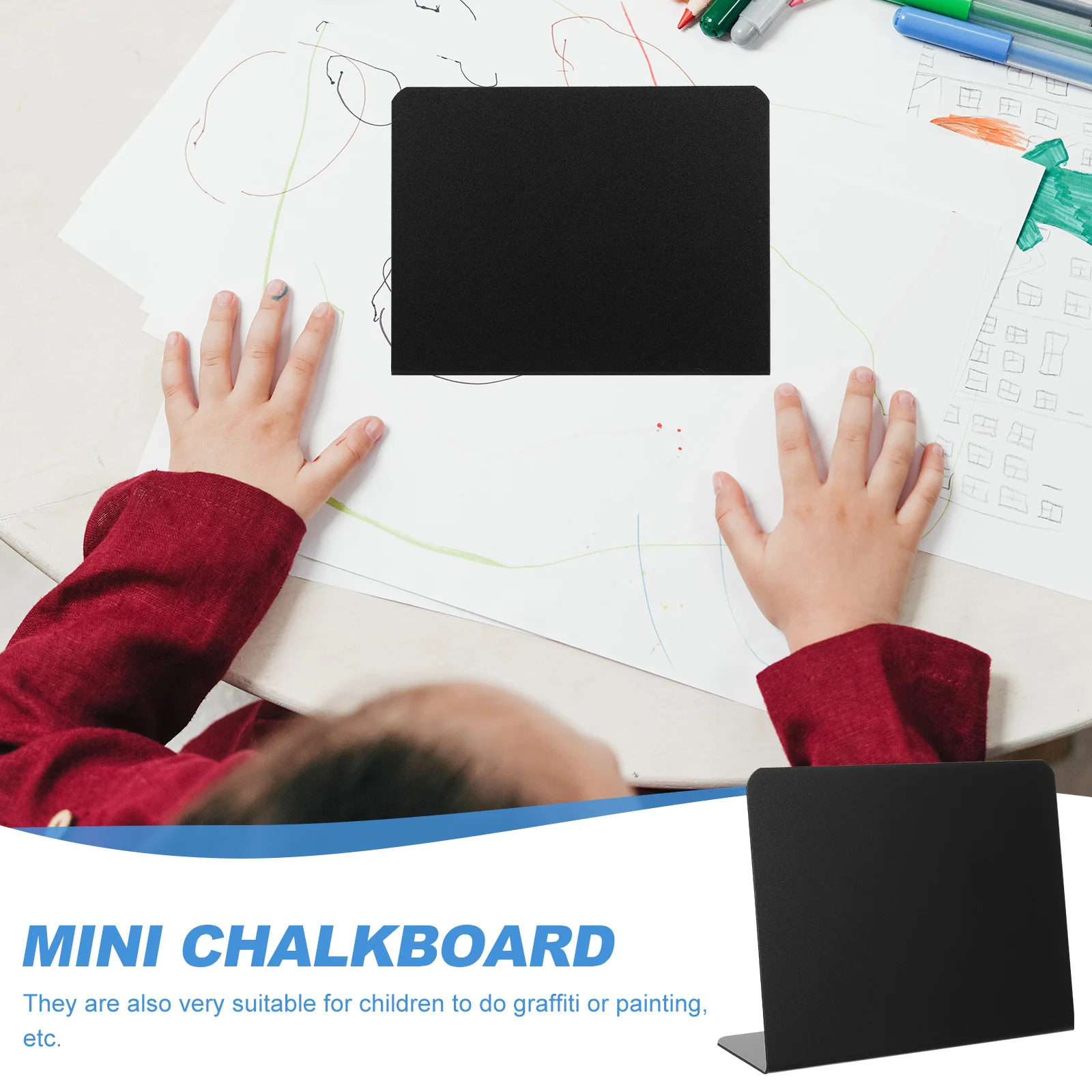 1 مجموعة سطح المكتب لوحة الأسعار سبورة صغيرة لقائمة الكتابة رسالة السبورة تسجيل عرض مطعم استخدام متعدد الوظائف #3