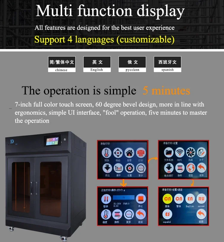 Affordable Price Commercial 3d Printing Machine 3D Models Rapid Prototyping Industrial 3d Printer