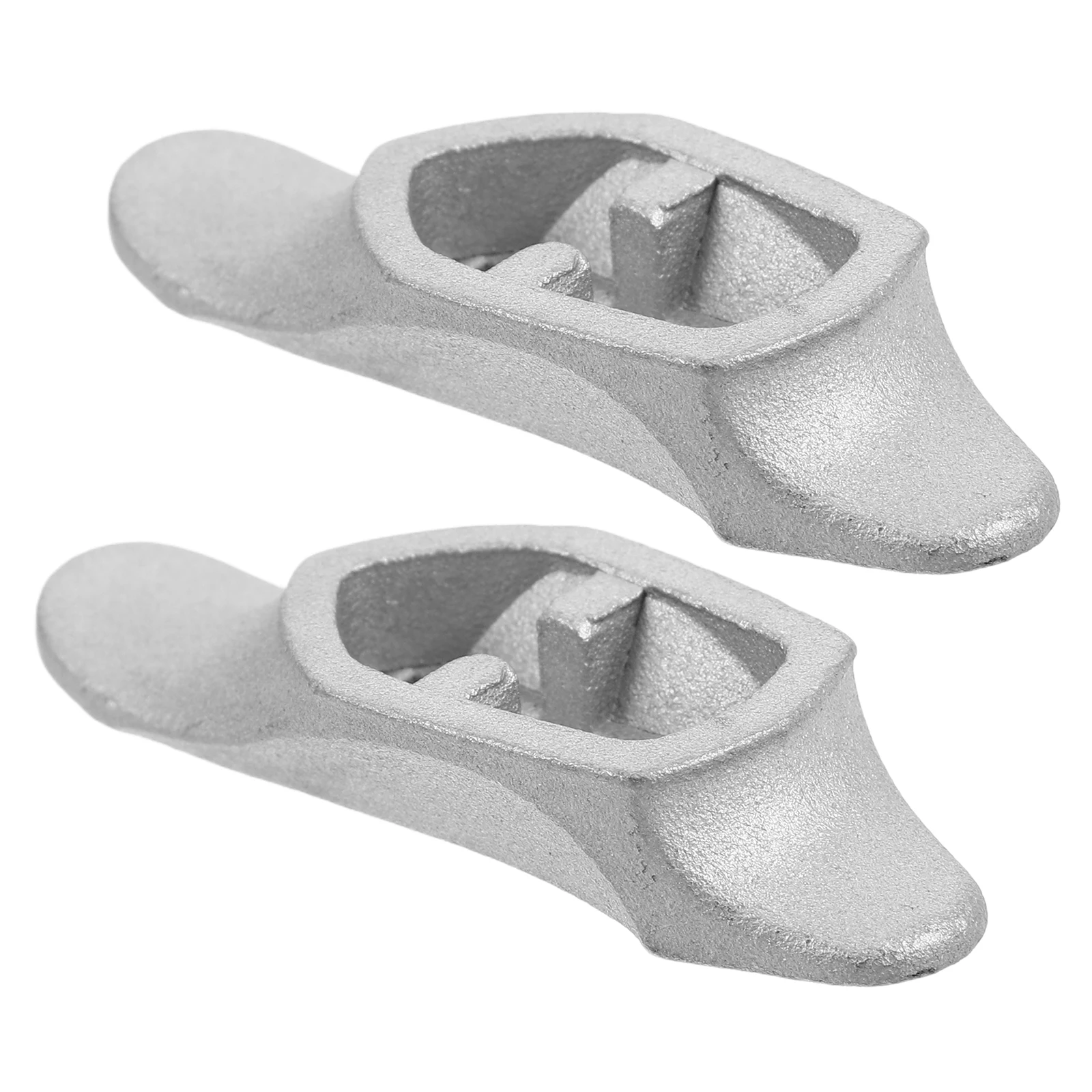 

2pcs Cutter Accessories DIY Knife Making Handle Guards Stainless Steel Blade Blanks Heavy Duty Chef Finger Guards Replacing