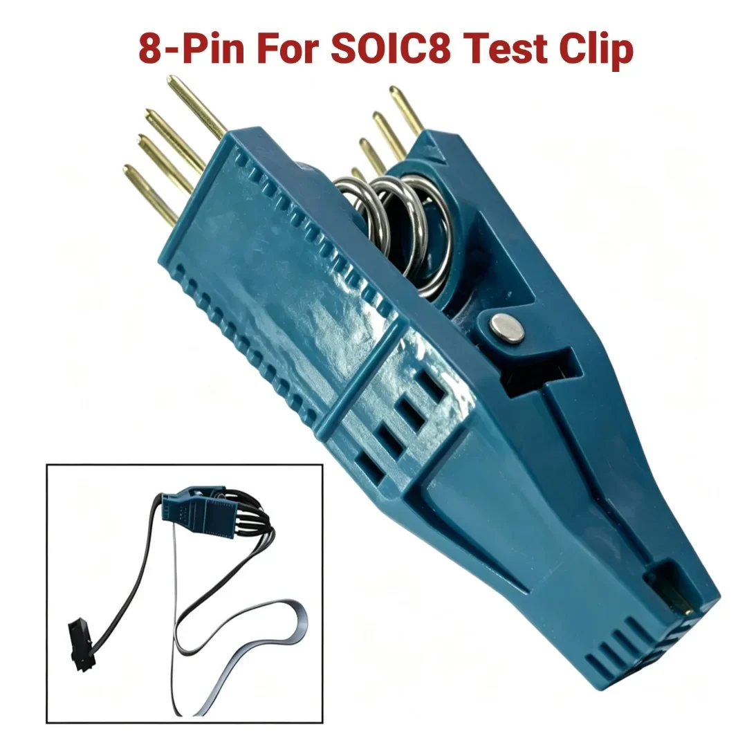 8-Pin For SOIC8 Test Clip 5250 Gold Plated Adapter With 2.54mm Pins For EEPROM Chip Programming Tacho Use On SOIC-8 Devices