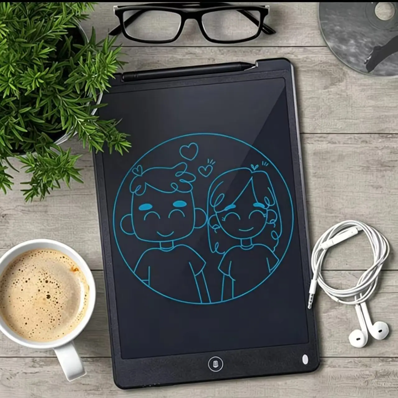 Smart LCD Writing Tablet, Kids Drawing Board, Student Sketch Pad, Office Draft & Message Board