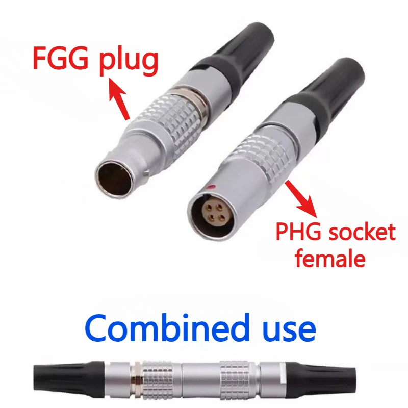 FGG PHG 0B 1B 2B 3B  Metal Connectors 2 3 4-12 Pin Male FGG Plug Female PHG Socket Cable Wiring HarnessConnector