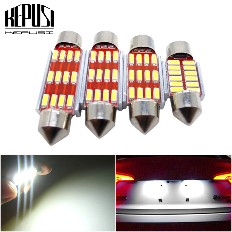 Canbus C5w Led Festoon Car Interior Lights For Ford Focus 2 3 Fiesta Mondeo Kuga Citroen C4 C5 Skoda Octavia Rapid Superb