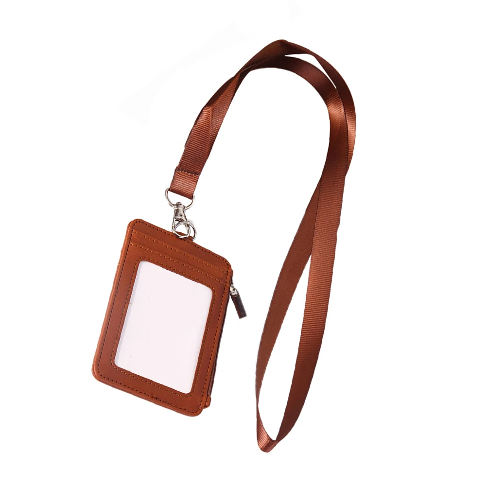 

Holder Lanyard Set Name Tag Protector ID Badge Holder Storage Pocket Hanging Holder Rope Holder