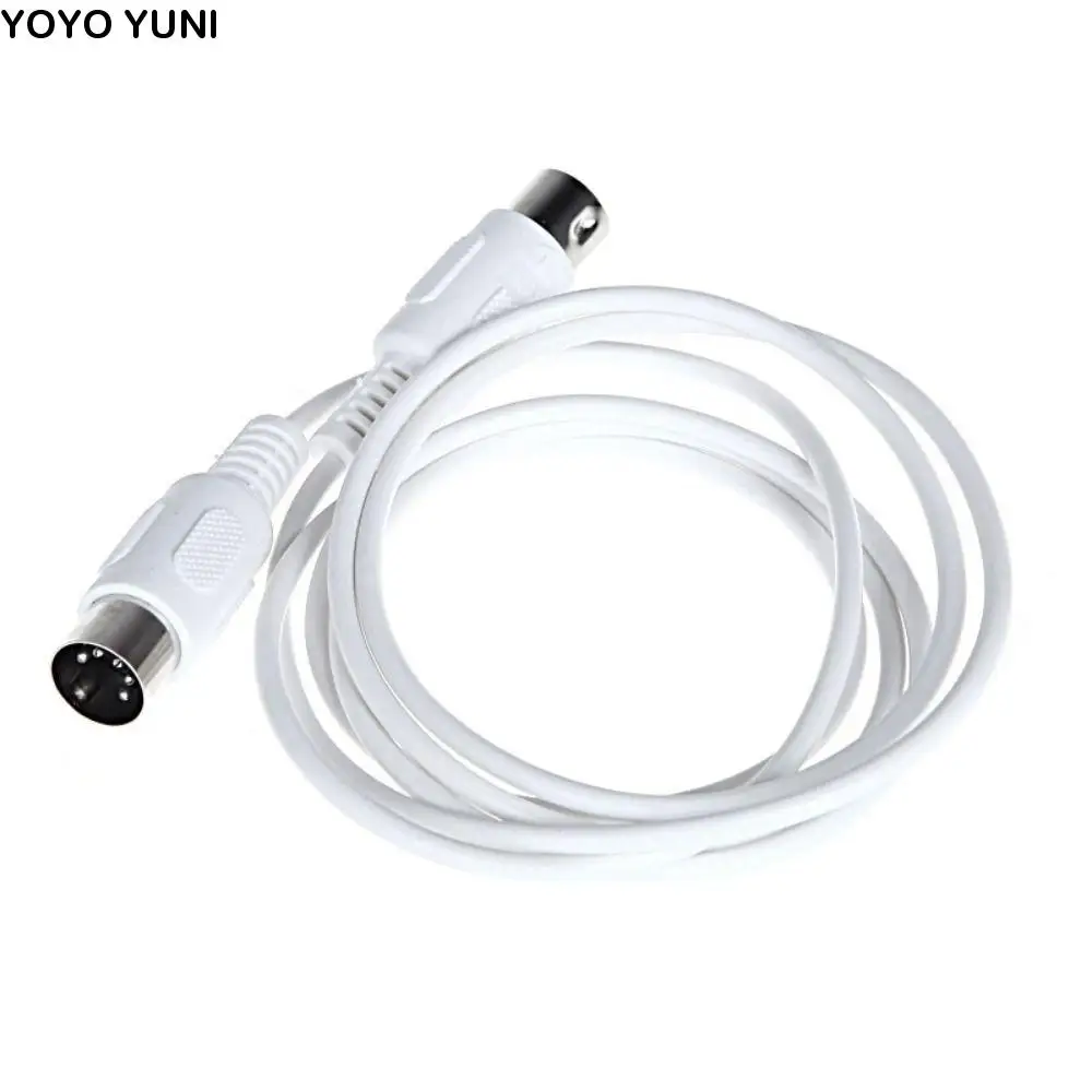

Male To Male MIDI Cable Copper 5-Pin DIN Plug MIDI Extension Cable Multiple Lengths Music Gear Audio Extension Cord