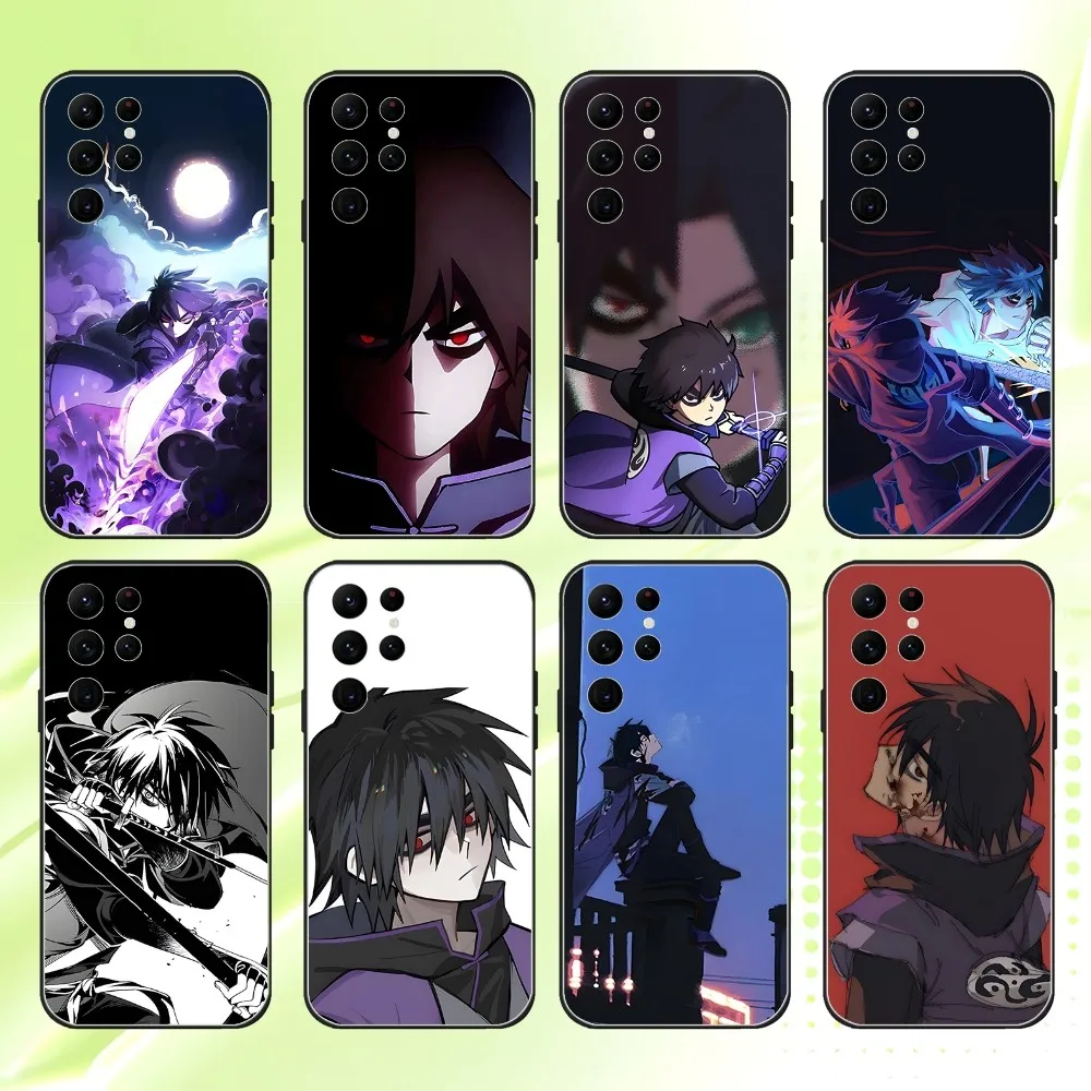 

Scissor Seven Cartoon Phone Case For Samsung S 25,24,23,22,30,21,10,9,Ultra,Plus,Lite,FE,4,5G Black Soft Case