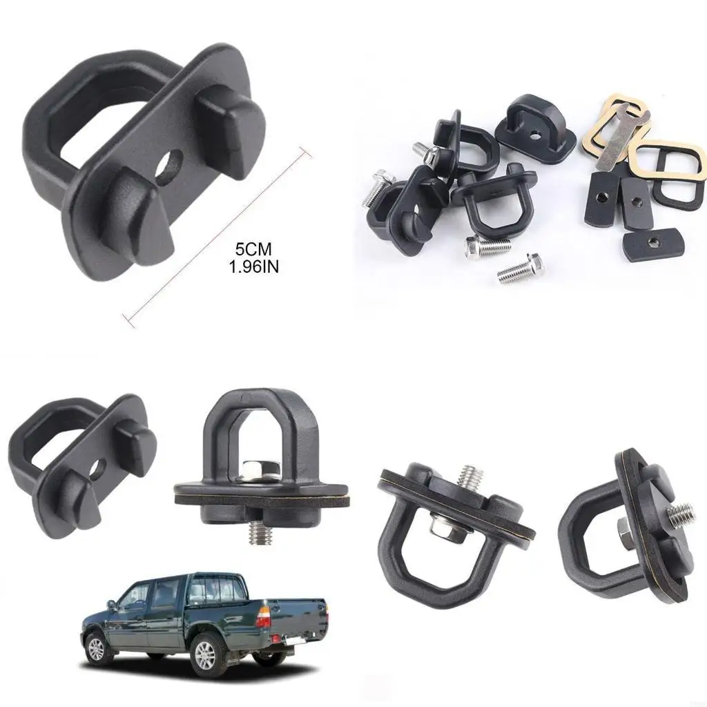 2x Car Tail Box Anchors Buckle Pickup Truck Bed Tie Downs Trunk Lock Pickup Rope Fixing Buckle Modification New