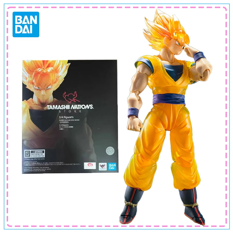 

Original Bandai Genuine Figure Dragon Ball Model Kit Anime Figures SHF Son Goku Z Fighters Collection Model Action Figure Toys