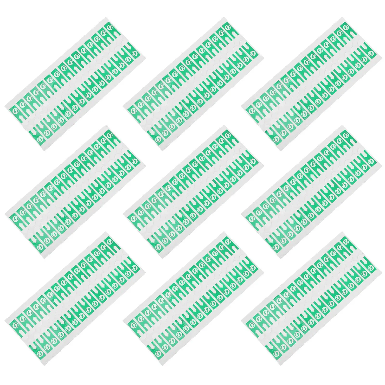 1000 ชิ้นลูกศรสติกเกอร์ฉลากกาวที่ถอดออกได้ไม่สารตกค้าง Spacer ออกแบบจับซีลกระดาษกาวตัวบ่งชี้