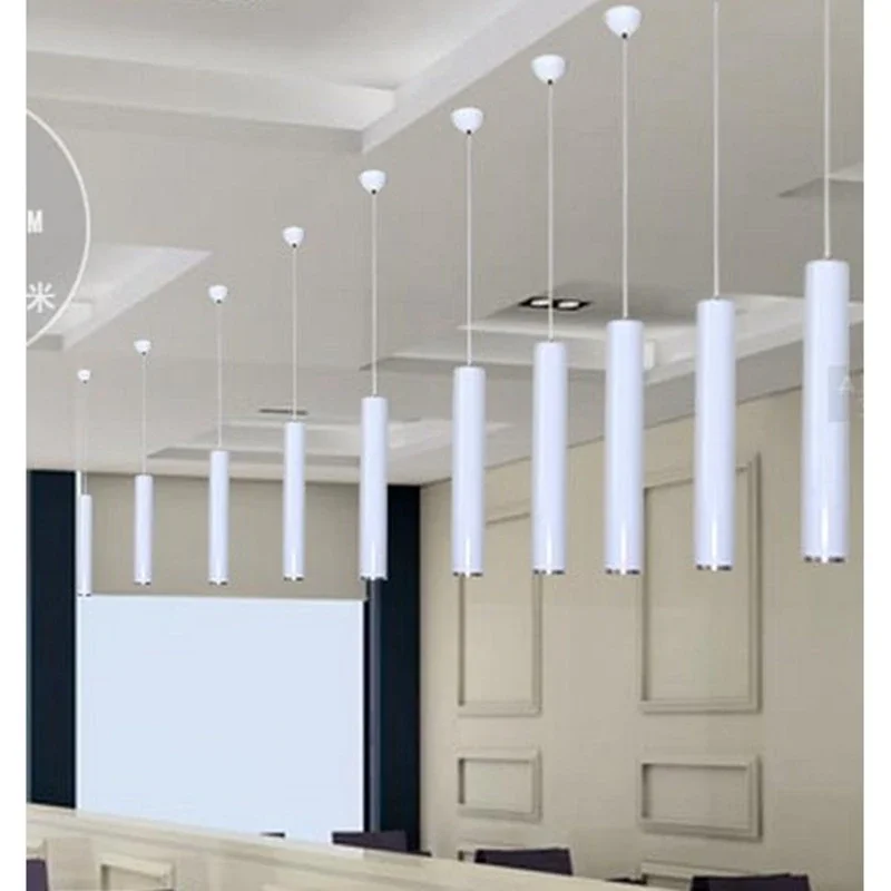 Pendant Lamp Lights Kitchen Island Dining Room Shop Bar Counter Decoration, Cylinder Pipe Pendant Lights Kitchen Lights