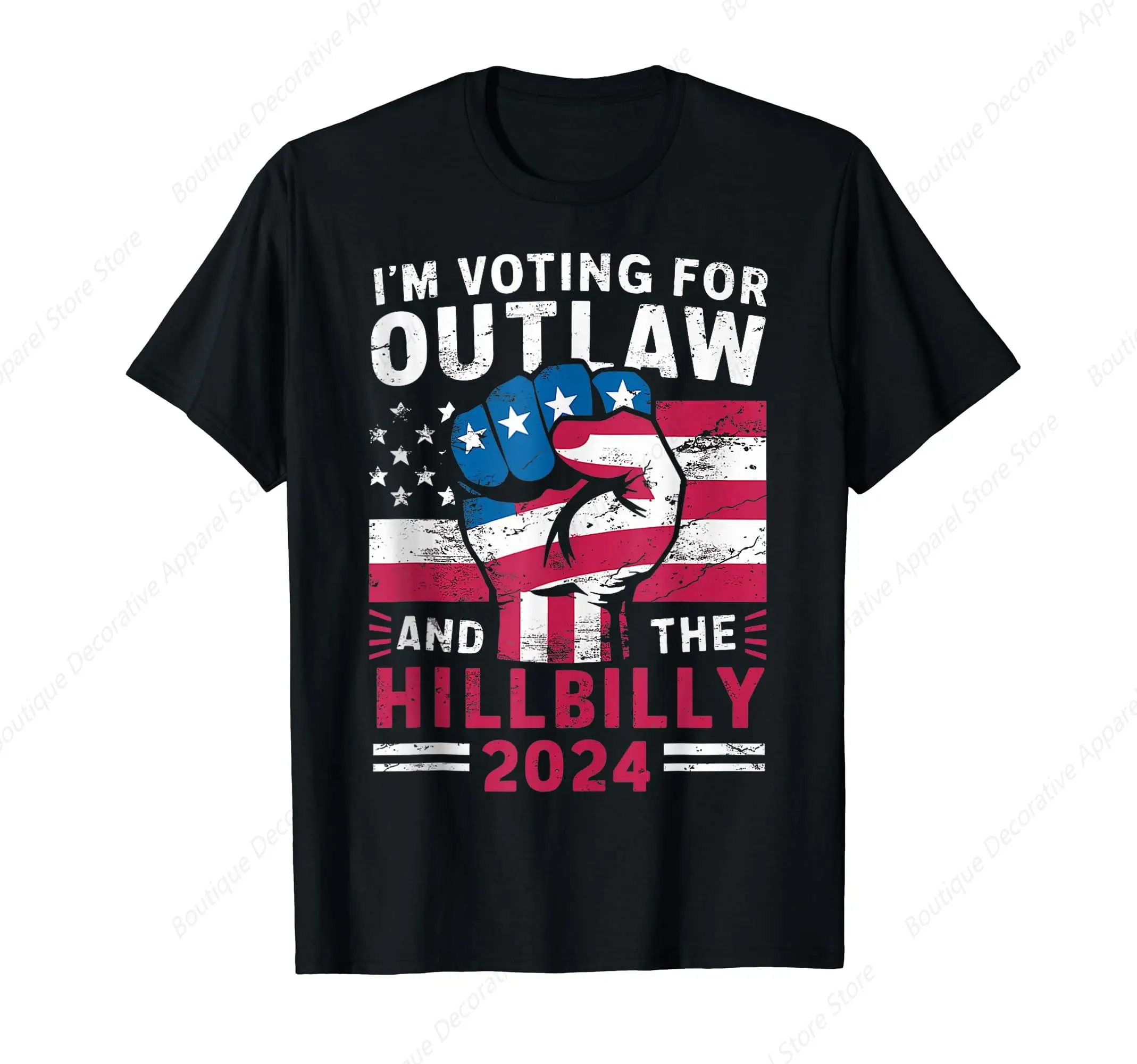 Trump Vance 2024 Donald Trump J.D. Vance Outlaw Hillbilly T-Shirt