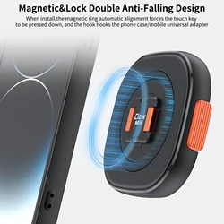 Vrig Claw Mini Magnetic Quick Release Phone Stand with Magsafe for iPhone 15 14 13 12 1/4