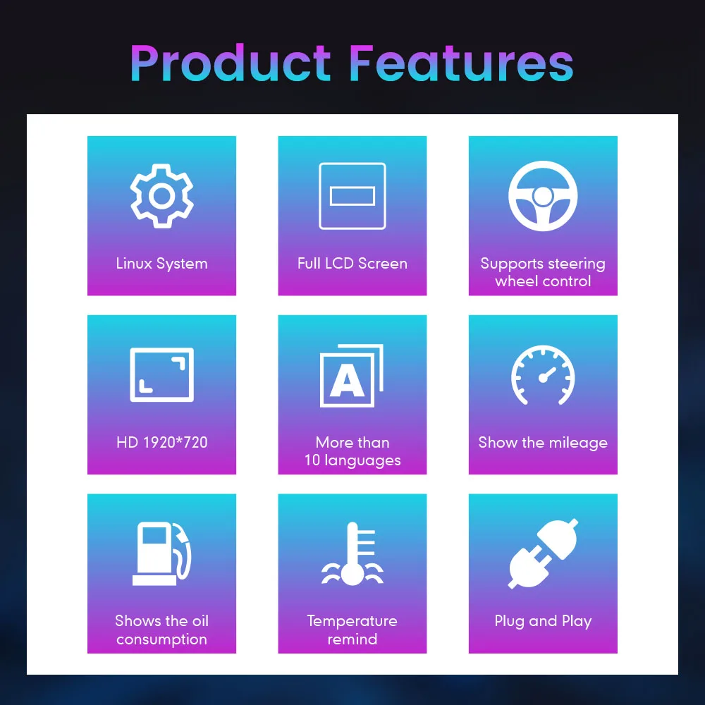 12.3" LCD Digital Dashboard Cluster For TOYOTA FJ LAND CRUISER 2007-2024 Speedometer Virtual Instrument Panel Cockpit Meter - Image 5