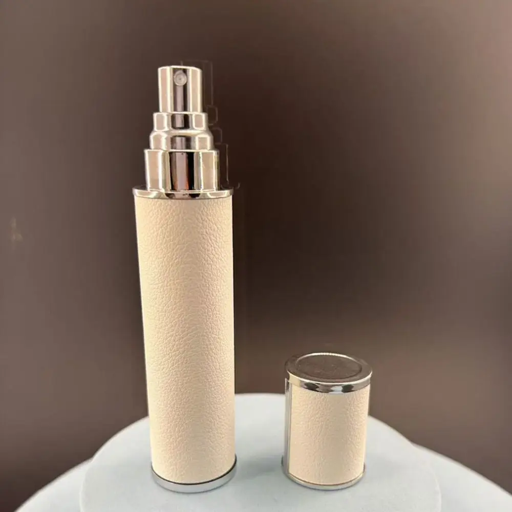 Fashion PU Leather Perfume Bottle 10ml Empty Cosmetic Container Refillable Leak-proof Parfume Atomizer Bottle Travel