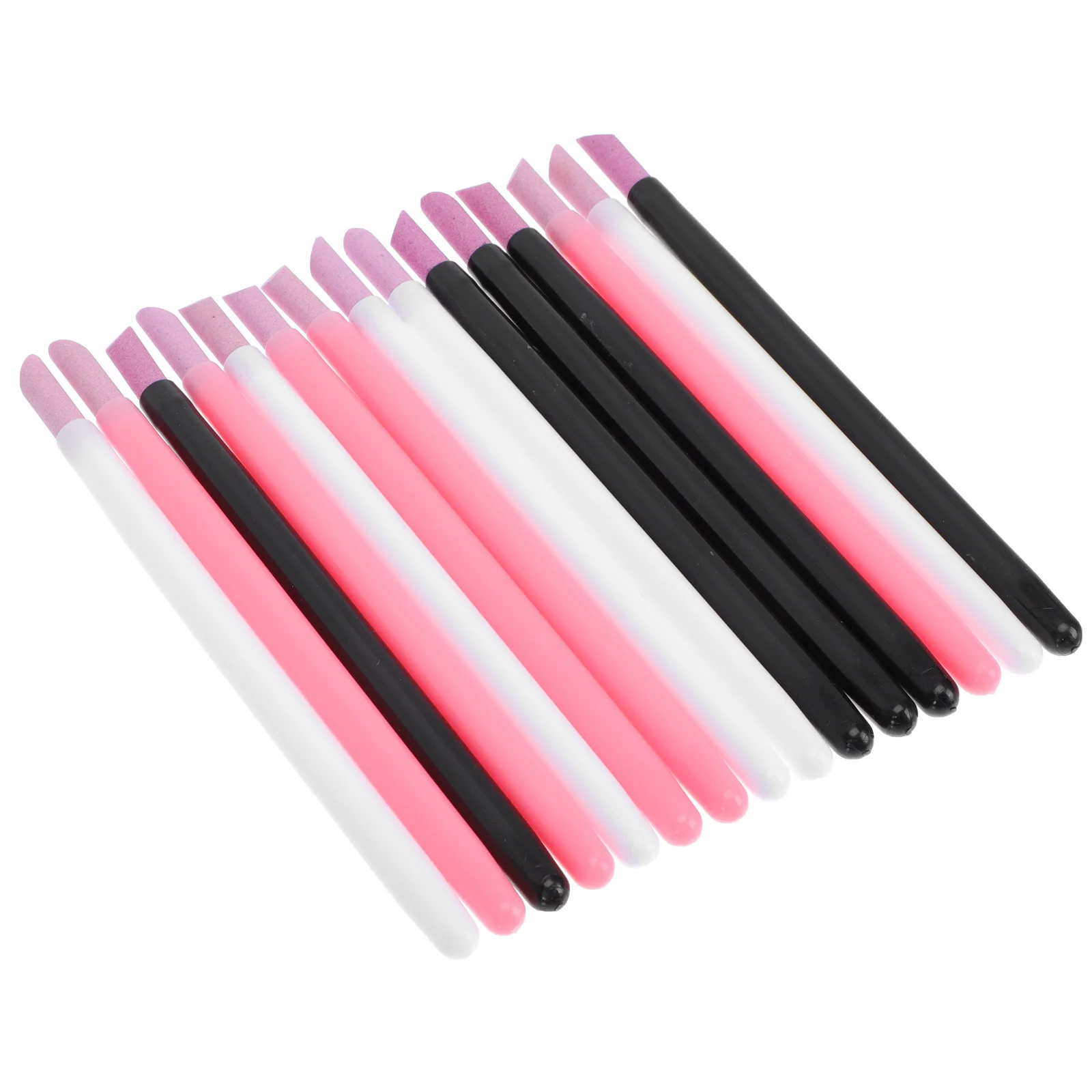 15 قطعة قلم تلميع الأظافر برأس مزدوج متين مانيكير طحن الأظافر مزيل الجلد الميت ملف قلم مانيكير مزيل الجلد الميت