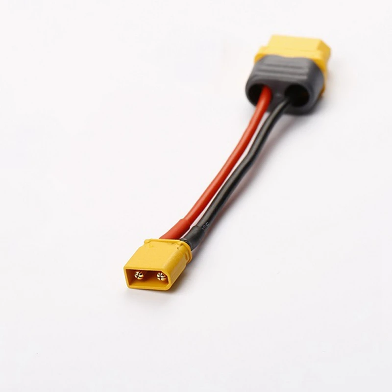 Practical RC Battery Cable Amass XT60 to XT30 T-Plug Connector Male Female Connector Plug with 16AWG Silicone Wire 100mm