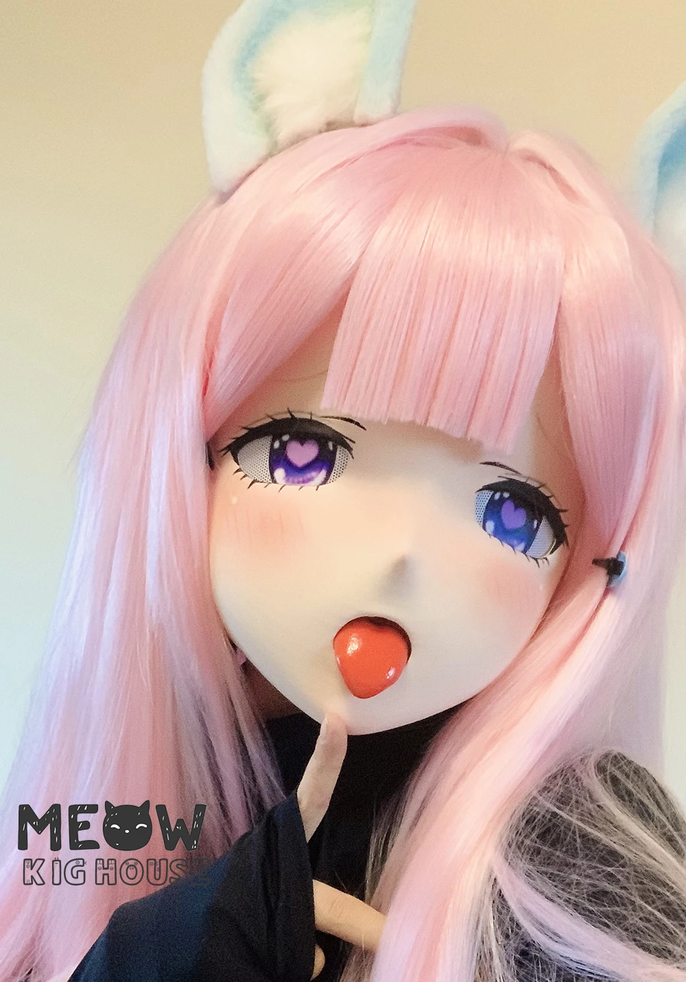 

(STK07) На складе PLA Материал Полная Голова Запираемый Crossdress Мужской-Женский Японский Мультфильм Аниме Игровой Персонаж Маска Кигуруми