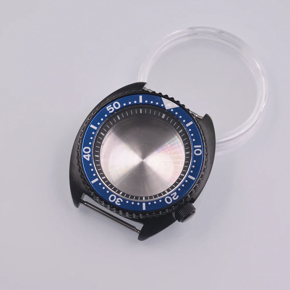 

45mm Sapphire Glass 316L Stainless Steel Watch Case Fit For NH35 NH36 Movement