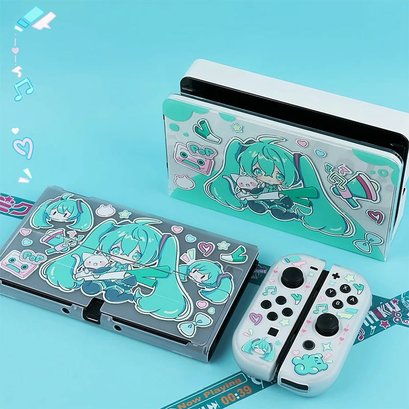 Etui ochronne na konsolę Switch2, twarda obudowa, urocza obudowa dla dziewczyn, na Switch Oled, stacja dokująca do ładowania, akcesoria do gier — zdjęcie produktu 6