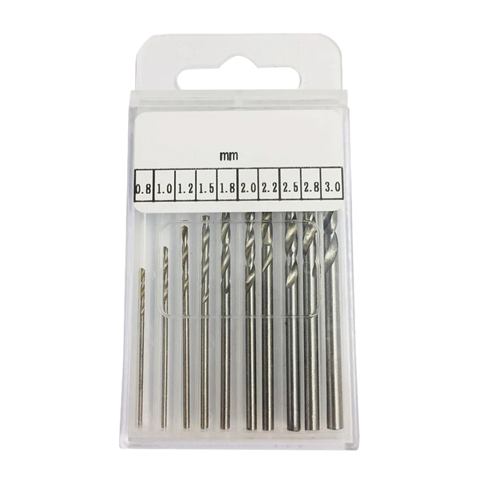 

10pc Drill Set Precision Metal Woodworking Grinding Carving Bits for DIY Projects Jewelry Making Mini Beads Plastic