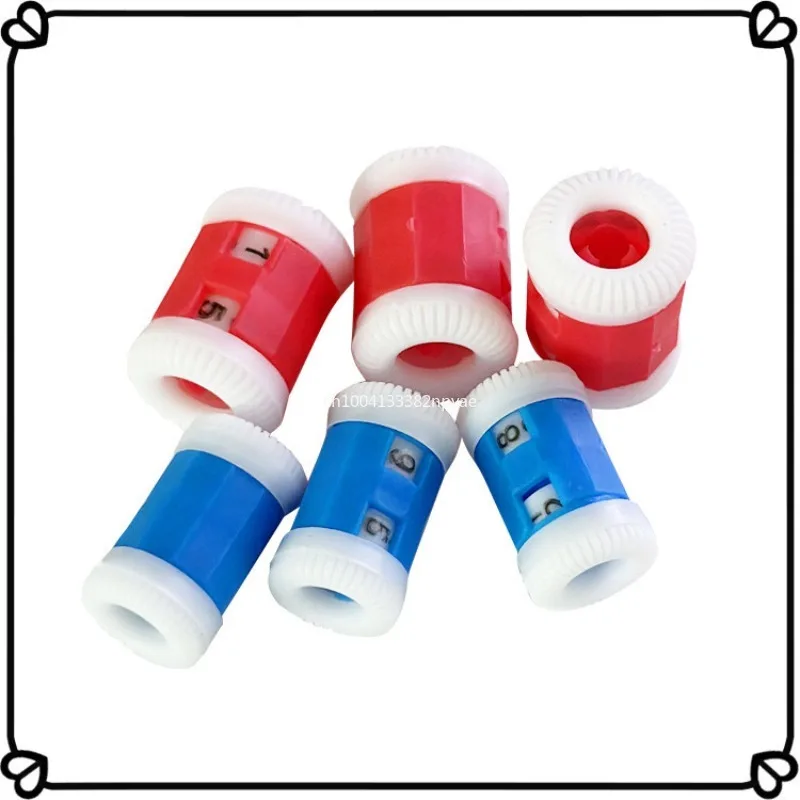 1 قطعة صغيرة/كبيرة الكروشيه الحياكة صف عداد DIY بها بنفسك الملابس أداة دليل الحياكة صف مكافحة غرزة مستديرة النسيج أداة جديد