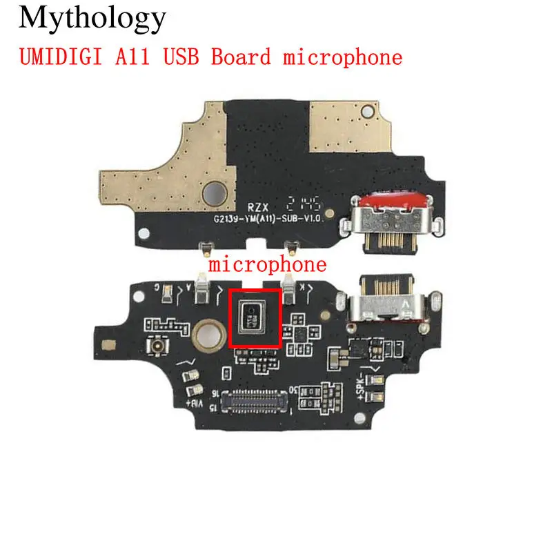 

For UMIDIGI A11 USB Board Charging Dock Connector Microphone Charger Circuits 6.53" Mobile Phone Repair Parts