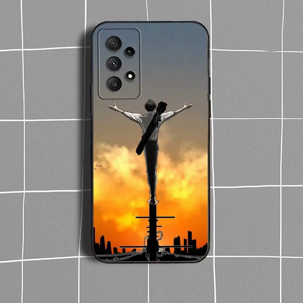 O-Okkotsu YutaS telefoonhoesje voor Samsung Galaxy A73,31,32,72,41,53,52,71,22,5G,Note,J7,8,9 zachte zwarte cover