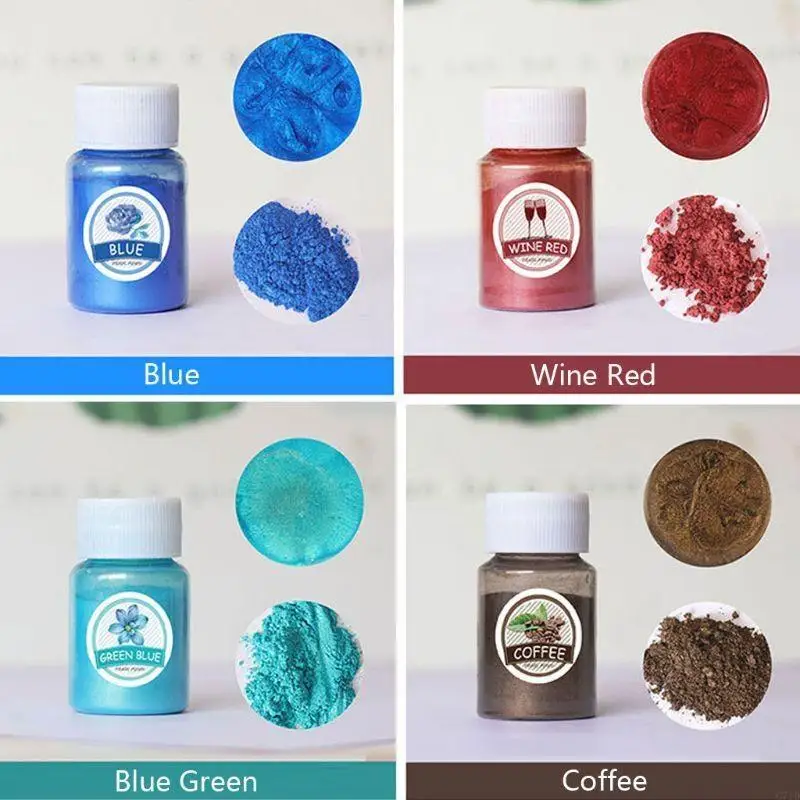 

Набор жемчужных пигментов, красочный натуральный минеральный порошок слюды для мыла, косметики